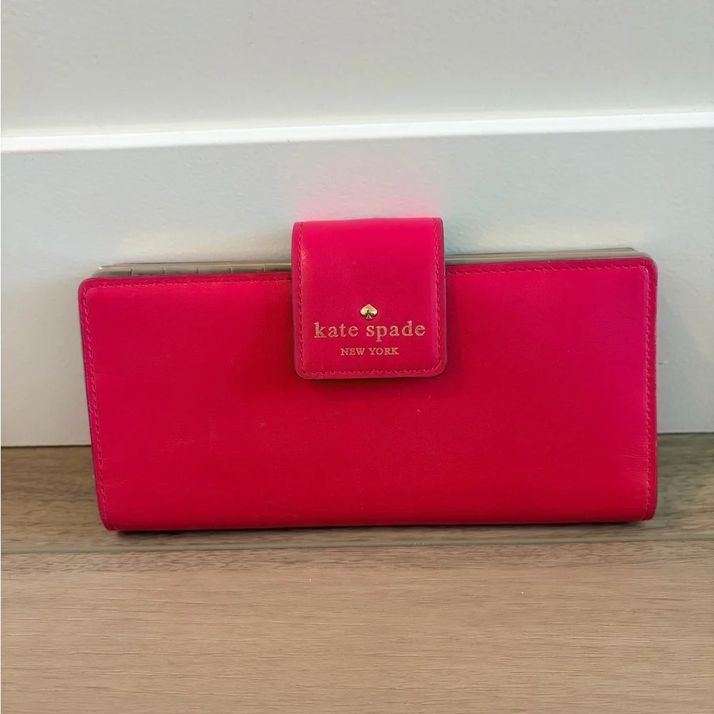 Kate Spade long stacia wallet, ringwald pink Medium Women’s